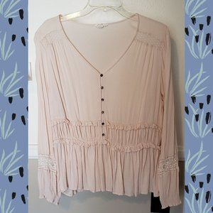 Ivory Peasant Top
